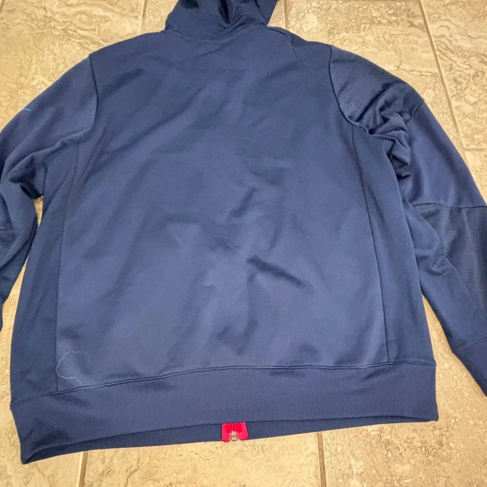 Nike KD Kevin Durant Therma-FIT Full Zip‎ Hoodie Mens XL Navy Blue 618297-410